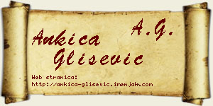 Ankica Glišević vizit kartica